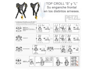 Torso TOP CROLL S. Hombreras y bloqueador para arnés de asiento