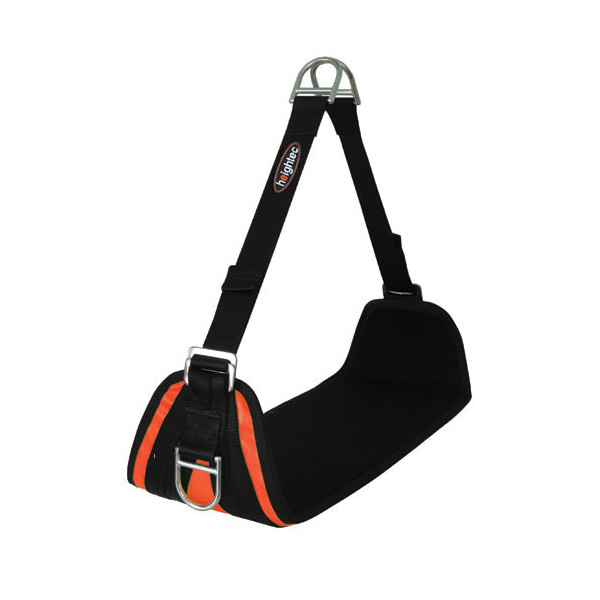Silla WORK para trabajos verticales con cuerda. Anillas metálicas