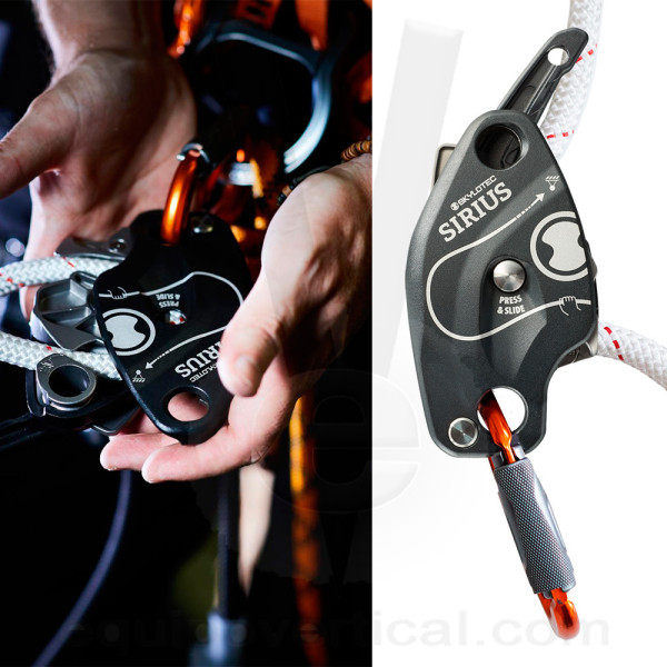 SIRIUS Descensor antipánico Skylotech para trabajos verticales