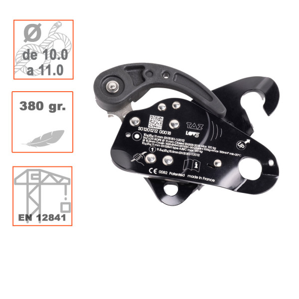 TAZ LOV3 Descensor para poda, trabajos verticales y rescate