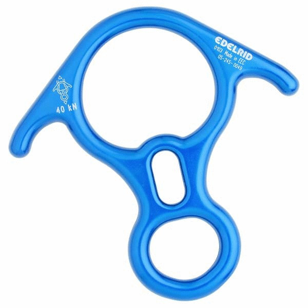 RESCUE 8 con orejas. Descensor para cuerda de 8,7 a 13mm Edelrid
