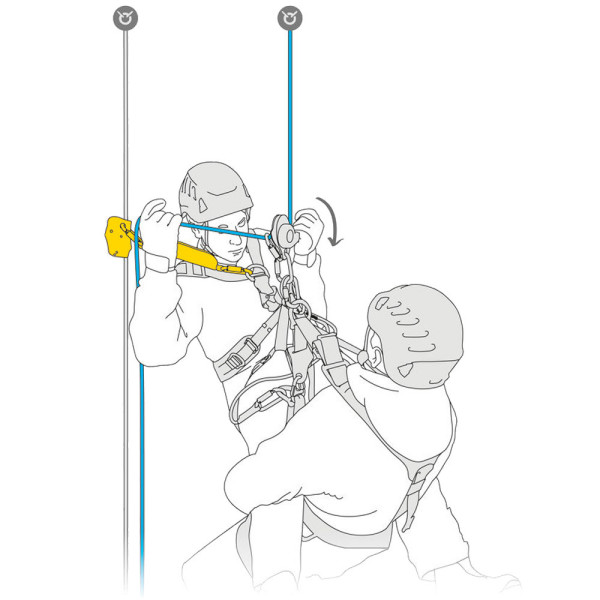 Disipador ASAP-SORBER Axess de Petzl para rescate 2 personas 2