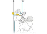 Disipador ASAP-SORBER Axess de Petzl para rescate 2 personas