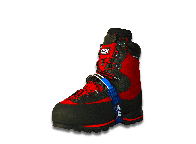 Estribo pedal CAMBO para bota anticorte en trepa con método SRT