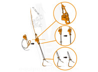 Bloqueador de rodilla TURBOKNEE System para trepa con técnica SRT