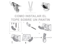 TOPE para bloqueador de pie Pantin. Usado en ascenso por cuerda