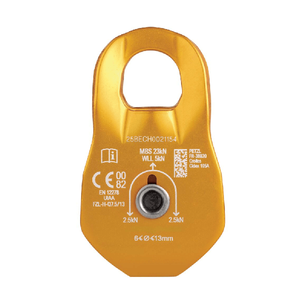 FIXE Polea de placas fijas Petzl para polipastos de cuerda