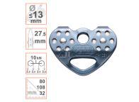 Polea TANDEM SPEED de Petzl Tirolinas de cuerda. Aventura