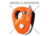 Polea MINI TRAXION de Petzl con bloqueador y rodamiento de bolas