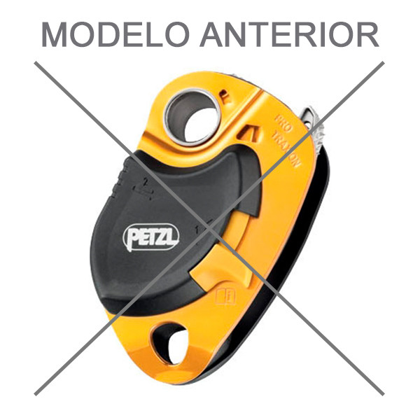 Polea PRO TRAXION Petzl con bloqueo para seguridad y suspensión