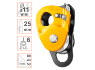 Polea doble JAG TRAXION de Petzl. Ligera y de alto rendimiento.
