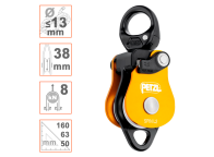 Polea doble Spin L2 con eslabón giratorio para polipastos. Petzl