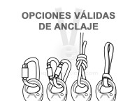 Polea unidireccional Spin L1D con eslabón giratorio de Petzl