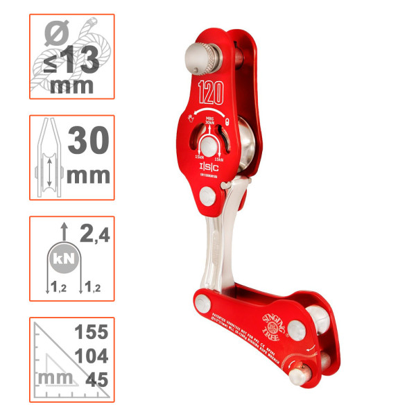 RIGGING Rope Wrench para elevación y apeo de ramas medianas
