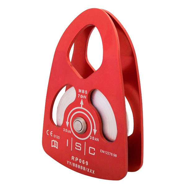 Polea prussik grande para cuerdas hasta Ø20mm. Ideal apeo en poda