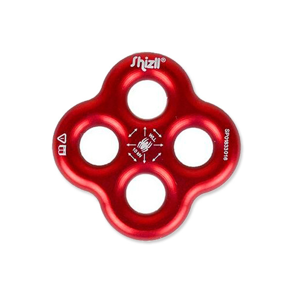 SPIDERPLATE S placa multianclaje para mosquetones y cuerdas