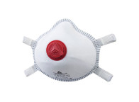 Mascarilla sin pliegue FFP3 con válvula y junta facial muy suave.