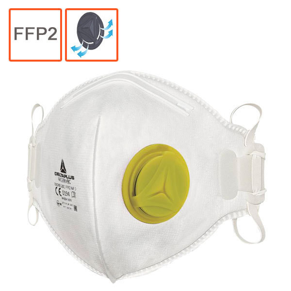 Mascarilla autofiltrante FFP2 individual con válvula exhalación