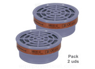 Pack Filtros A2 para máscaras media cara gama Jupiter Delta Plus