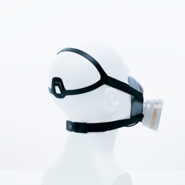 Semimáscara Delta M6400 media cara para protección respiratoria.