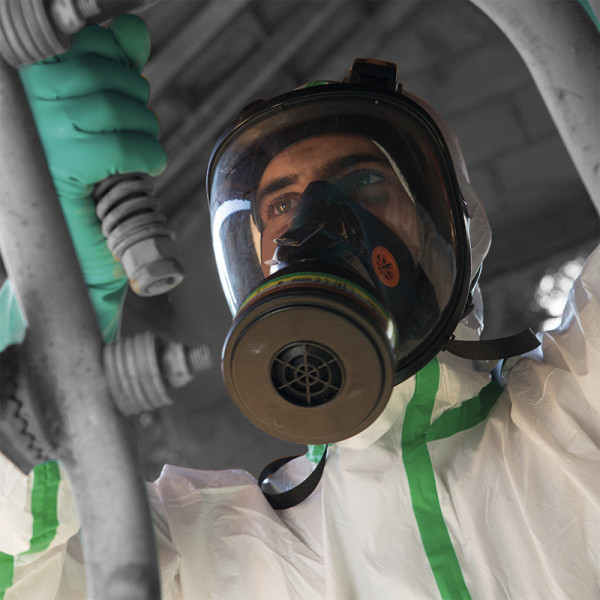 Máscara respiratoria completa de silicona M9300 STRAP GALAXY