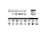 Cuerda de Ø11mm TITANIA muy resistente y ligera. Funda reforzada.