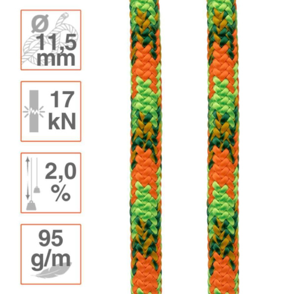 Cuerda Ø11.5mm GRAVITY para poda en altura con técnica de trepa
