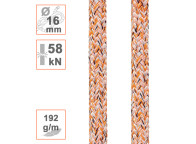 AKA cuerda apeo Ø16mm para bajar trozas en poda y tala de árboles