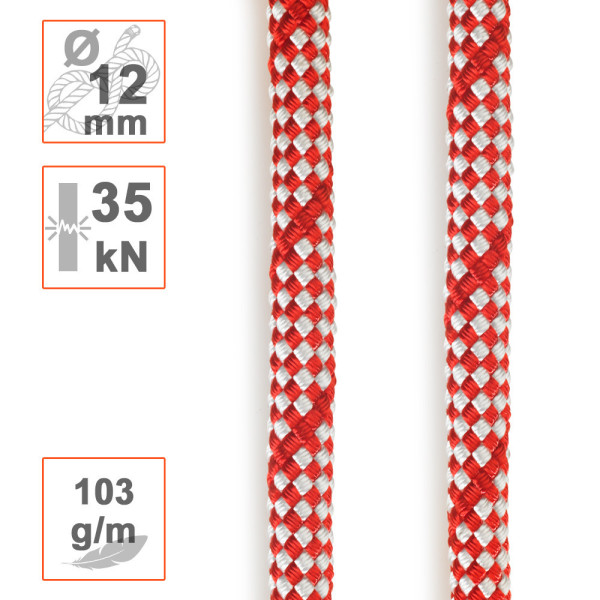 Cuerda apeo SIRIUS BULL Ø12mm sin ojo para poda y tala de árboles