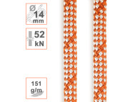 Cuerda apeo SIRIUS BULL Ø14mm para bajar ramas y trozas de poda