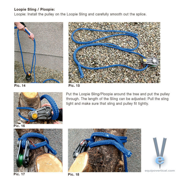 Eslinga LOOPIE TREX de 15,9mm y 3,5m para apeo y tala de árboles 2
