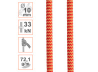 Cordino Ø10mm OCEAN POLYESTER para nudos de fricción. Para trepa