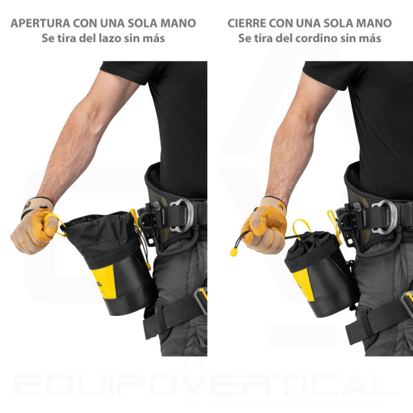 Saquito portaherramientas TOOLBAG S de Petzl capacidad 1,5 Litros 2
