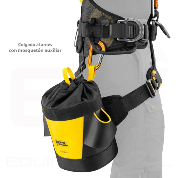 Bolsa portaherramientas TOOLBAG L Petzl con capacidad de 6 litros 2