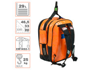 Mochila 29L certificada 4389 carga útil 25kg para equipo alturas