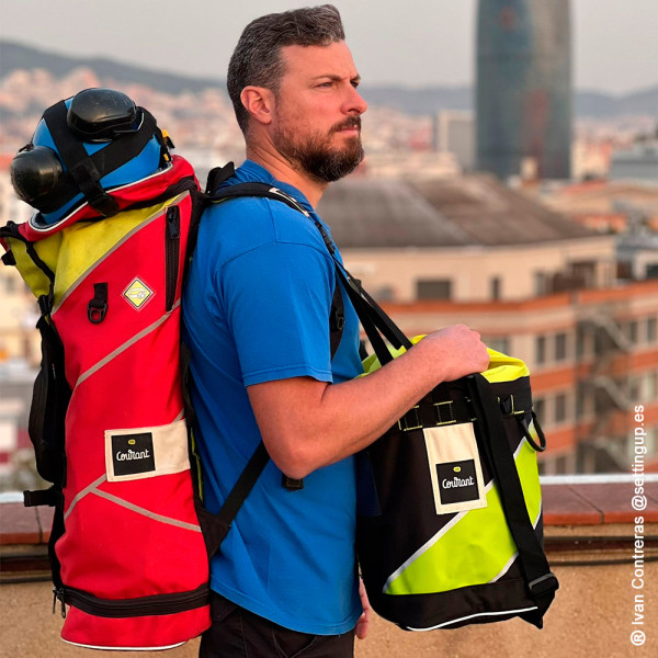 Petate 36L HOST para cuerda de trepa, apeo o verticales. Courant.