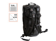 Mochila 54 L porta equipo. Grande, material, herramienta, deporte