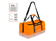 Bolso de 54L para equipamiento, con fondo plástico duro amovible