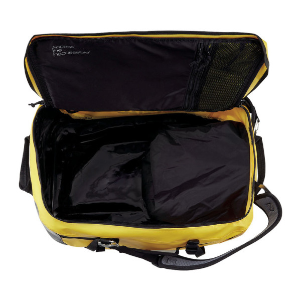 Mochila DUFFEL 65L Petzl con hombreras amovibles y gran apertura