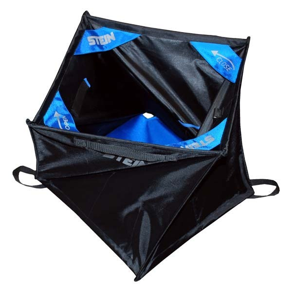 Cubo plegable para hondillas de trepa. Muy práctico y ágil. 2