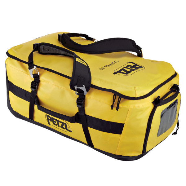 Mochila DUFFEL 85L Petzl con asas, hombreras y gran apertura