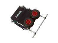 Carro de transporte y silla plegable Beach Rolly de color oliva
