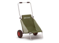 Carro de transporte y silla plegable Beach Rolly de color oliva