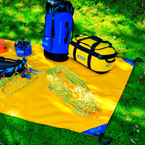Lona PVC Tarpaulin reforzada de Stein para cubrir suelo y acopiar