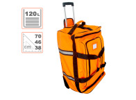 Bolso 120L tipo trolley con ruedas para transportar equipamiento