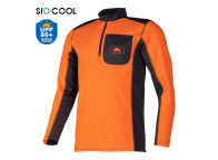 Camiseta técnica de manga larga Hi-Viz con protección solar UPF50