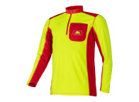 Camiseta manga larga Hi-Viz amarilla con protección solar UPF50