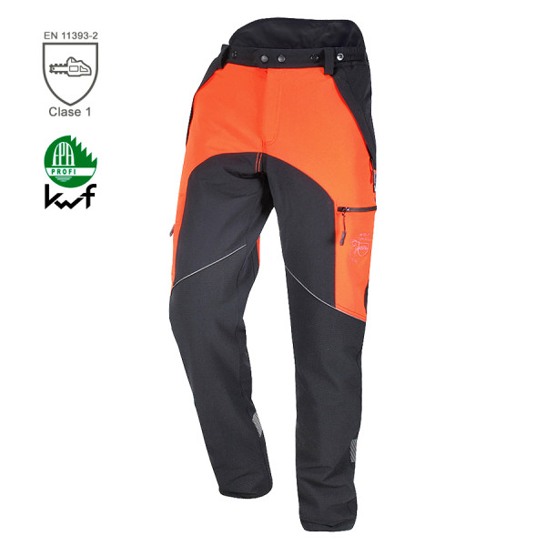 Pantalón anticorte HERMES para poda y tala de árboles con arnés