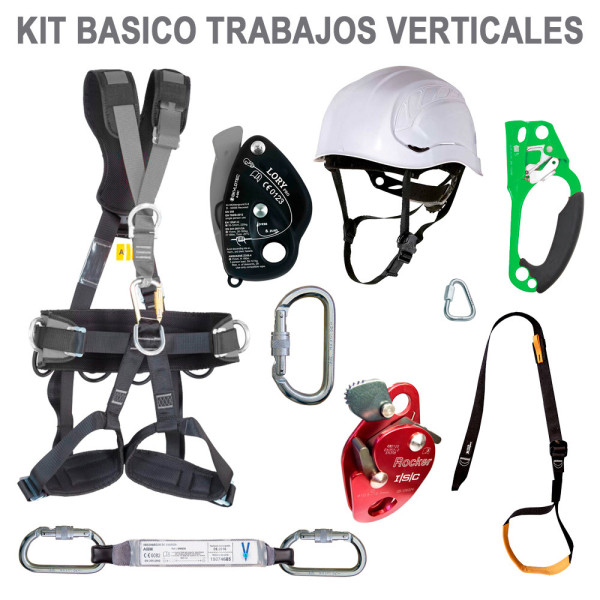 KIT BÁSICO sin cuerdas para la realización de Trabajos Verticales