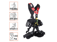 KIT completo y homologado para ascenso y descenso mediante cuerda
